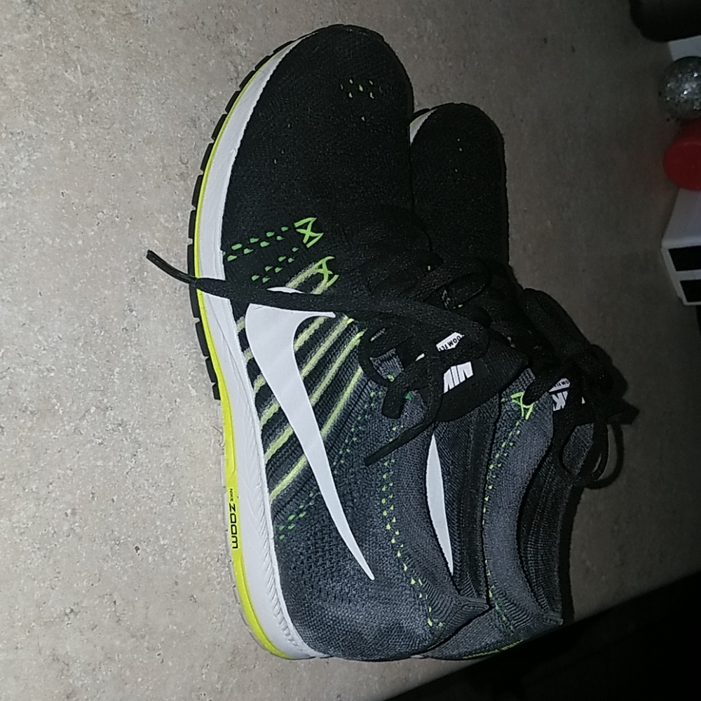 Nike flyknit running shoes, worn a few times